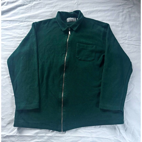Sarah Bentley Sport Jackets & Blazers - Vintage 90's Sarah Bentley Sport Women's Green Full Zip Jacket XL